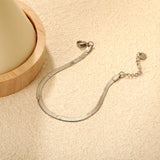 3.0 Pressure Sunflower Blade Chain 17 + 3cm + 6mm Round Tail Brand Hand Chain Steel/Gold