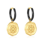 2mm x 12mm Black Drip Earring Hooks 14.6mm x 16.2mm Oval Halloween Spider Web Accessories