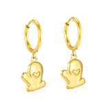 2.0*12mm Ear Hooks 11.3*14mm Glove Accessories Earrings Gold asonjewelry