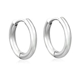 (Same as LPE12541S) Three-Pair Coil Earrings, Steel Color