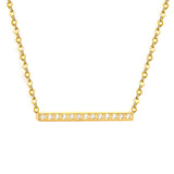 29.6 * 2.6mm single-cut CNC diamond pendant with 0.4 cross chain, 40 + 5cm + 6mm round tail tag. Necklace in gold