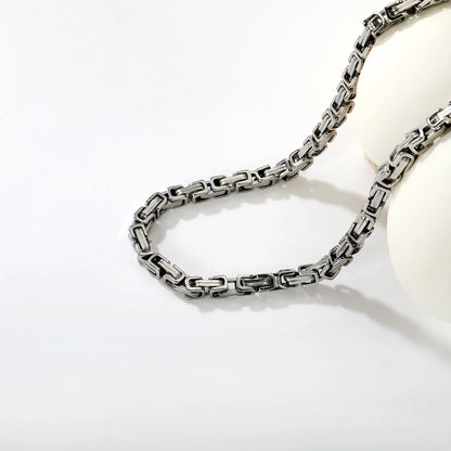 (LPC107050S)(LPC107060S)  Imperial Chain Steel Color - Asonjewelry