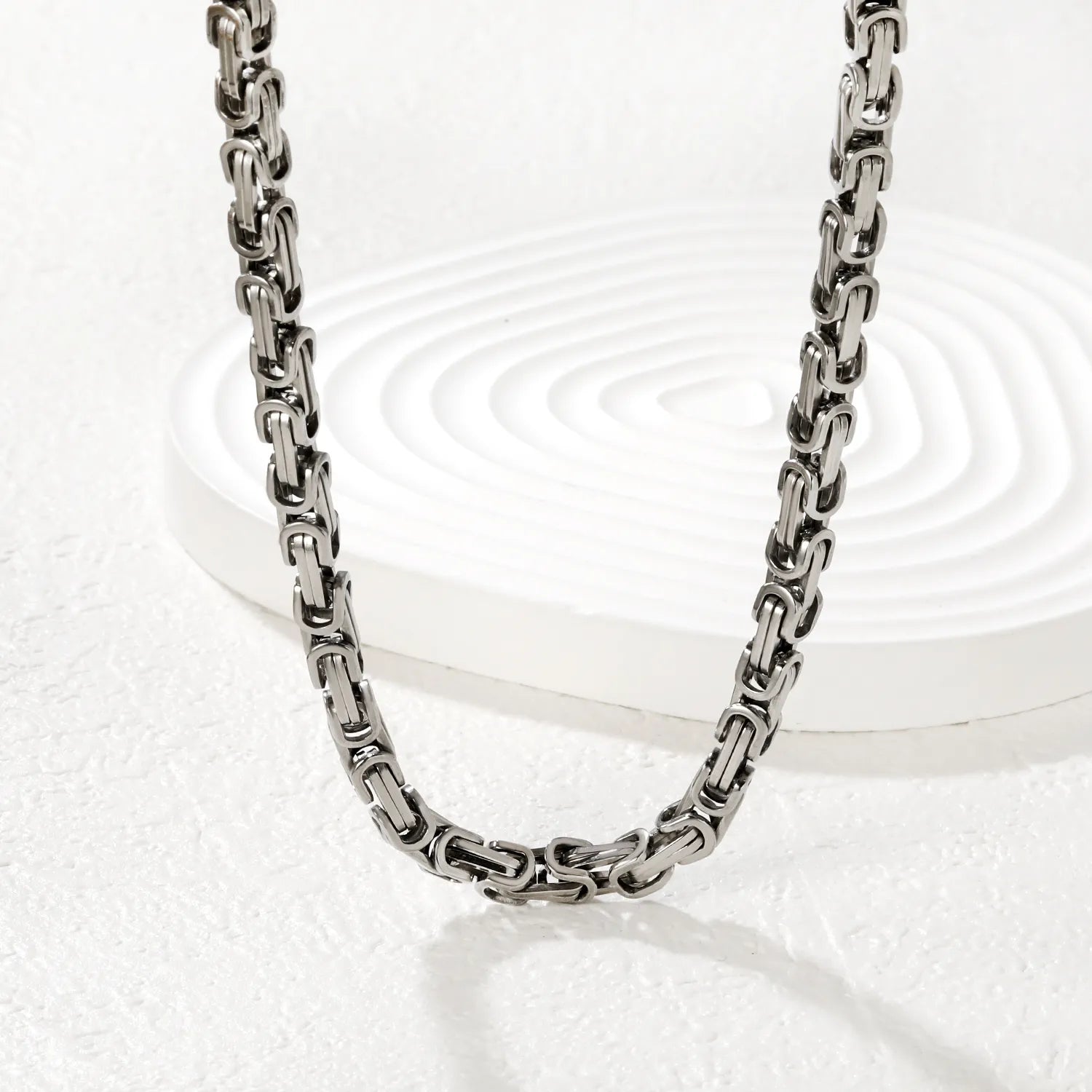 (LPC107050S)(LPC107060S)  Imperial Chain Steel Color - Asonjewelry