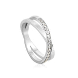 Single Ring of Steel/Steel 6 Double-layer Ring Christmas Gift asonjewelry