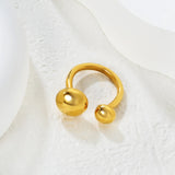 Date & Office Gold Open Ring Elegant Versatile Affordable Band - Asonjewelry