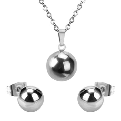 Minimalist Sleek Orb Jewelry Set asonjewelry