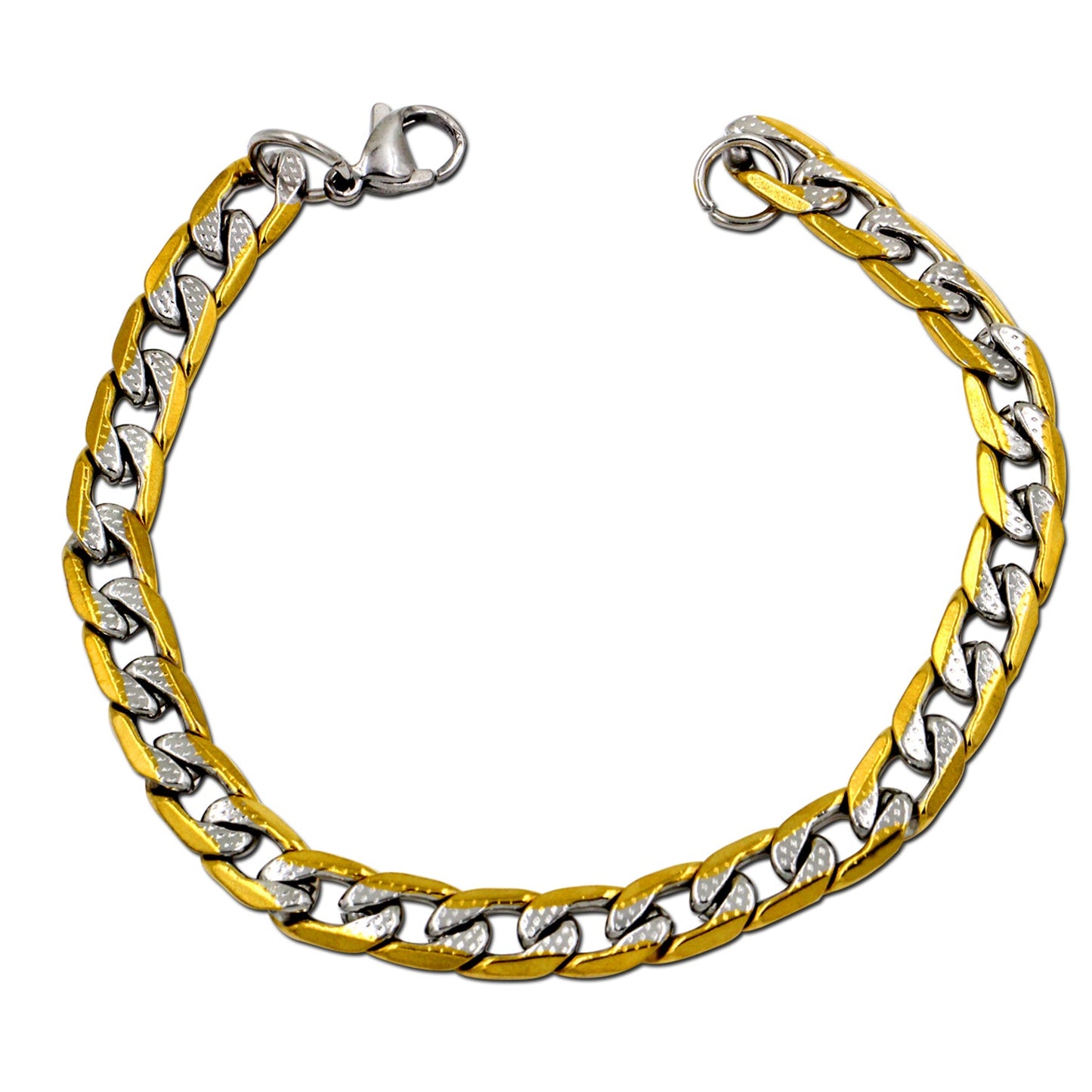 6/8/10mm Inner Star Pattern  Stainless Steel Chain Bracelet For Women asonjewelry