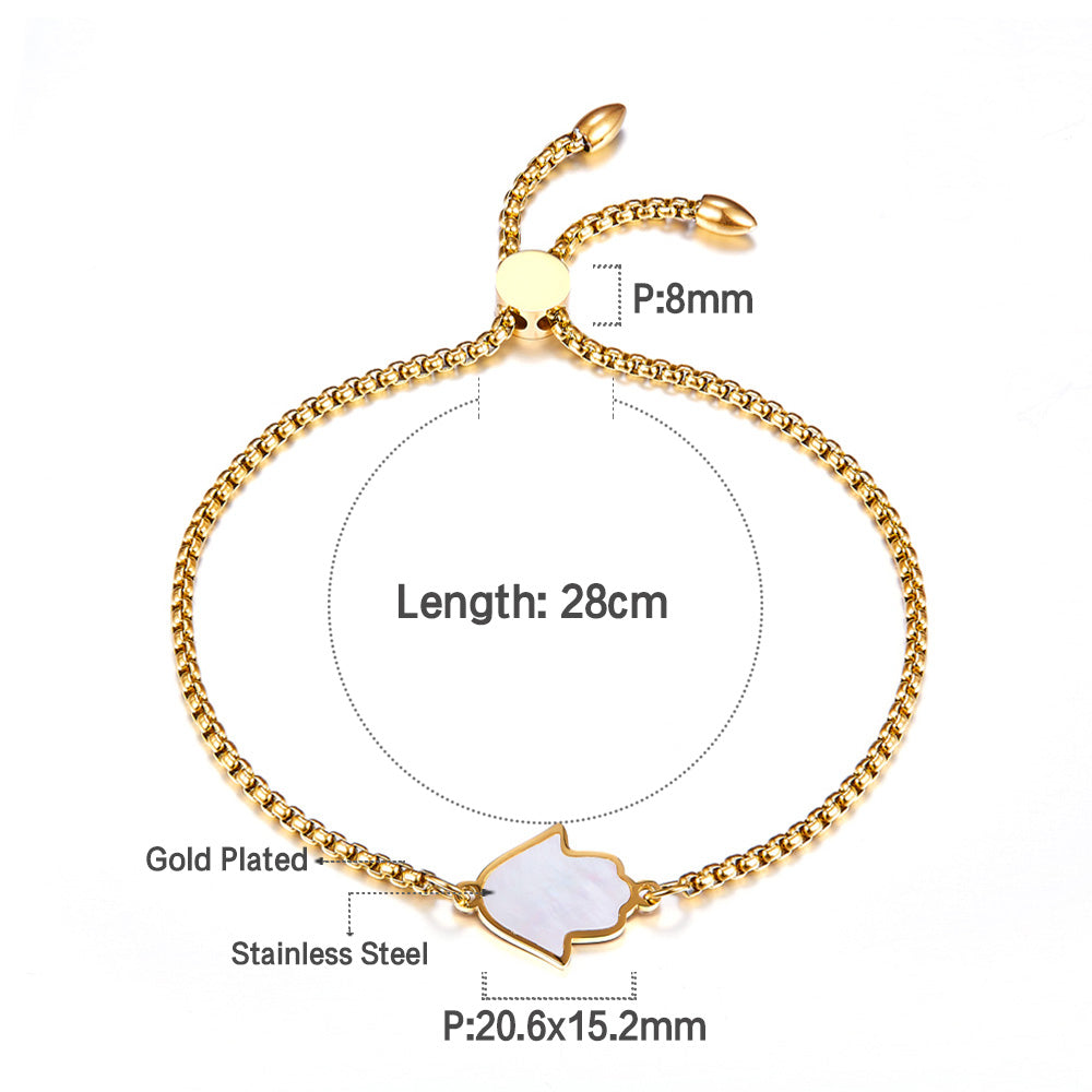 Stainless Steel White Arrow Accessory Bracelet asonjewelry