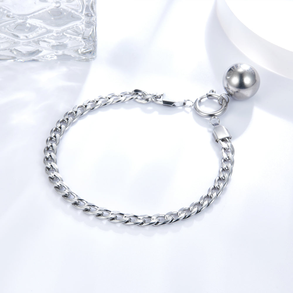 Fashion Stainless Steel Steel Ball Accessories Necklace asonjewelry