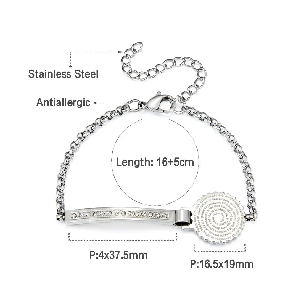 Long Stick a Card Accessories With Diamond Bracelet asonjewelry