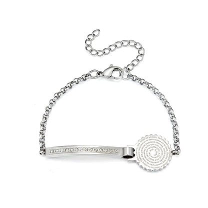 Long Stick a Card Accessories With Diamond Bracelet asonjewelry