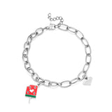 Popsicle Mixed Color+Heart Shape Accessories Bracelet