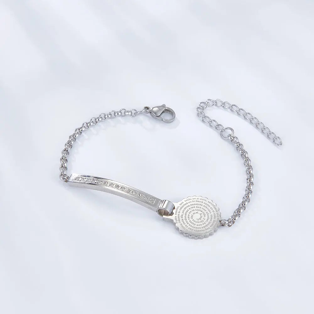 Long Stick a Card Accessories With Diamond Bracelet asonjewelry