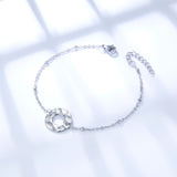 Stainless Steel Round Hollow Accessory Bracelet