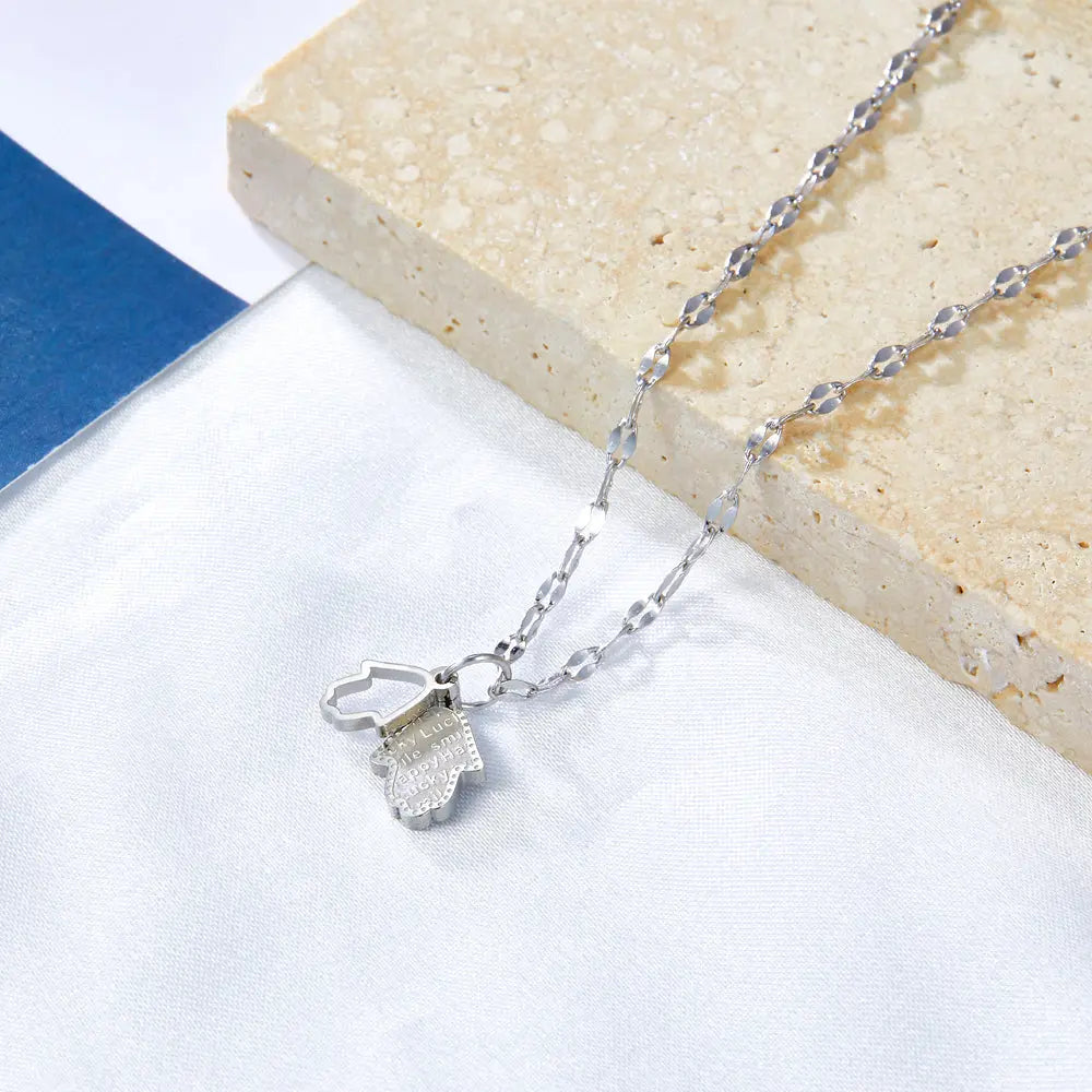 2 Large and Small Palm Accessories Necklace asonjewelry