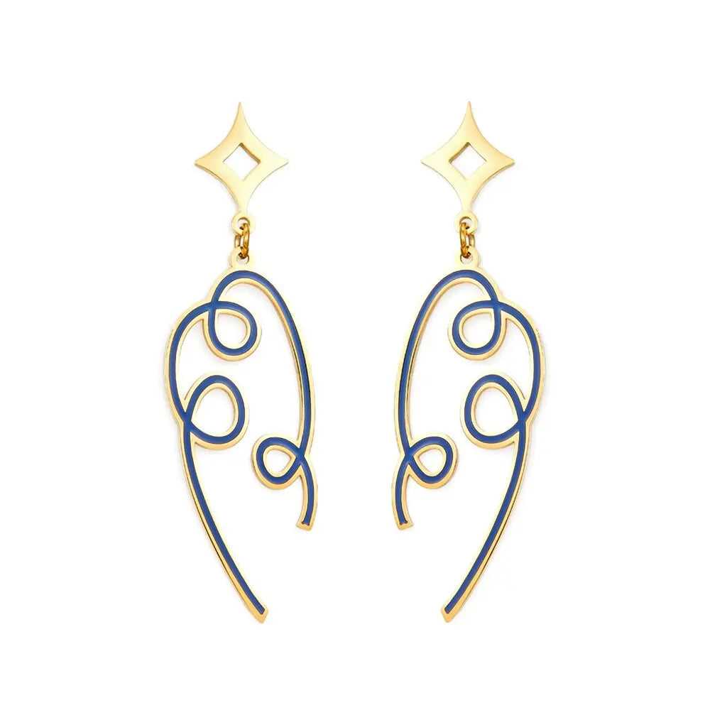 Trendy Woman Geometric Drop Earrings Brand Design Dangle Pendients Steel Acrylic Summer Boho Beach Holiday Jewelry asonjewelry