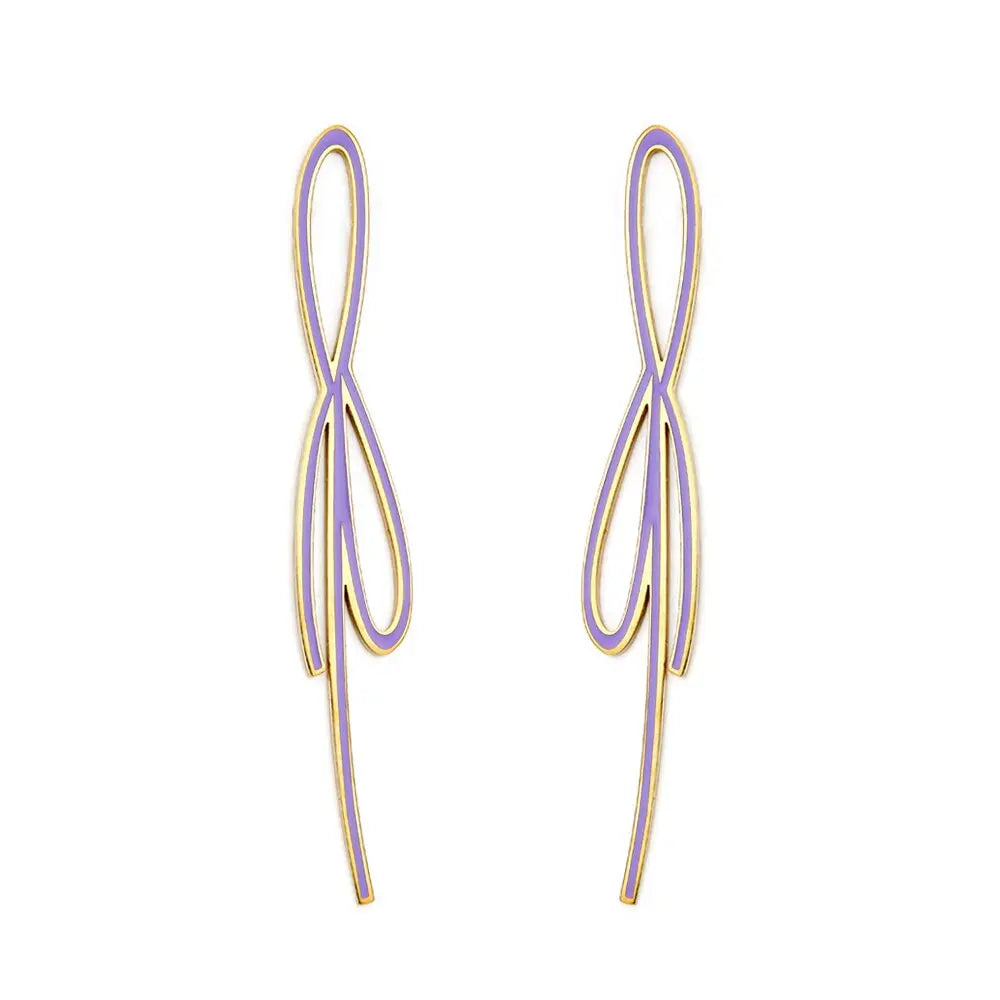 Trendy Woman Geometric Drop Earrings Brand Design Dangle Pendients Steel Acrylic Summer Boho Beach Holiday Jewelry asonjewelry