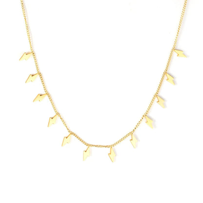 Bohemia Star Collier Elegant Stainless Steel Jewelry Flash Women's Chains Necklaces Office Lady Collars asonjewelry