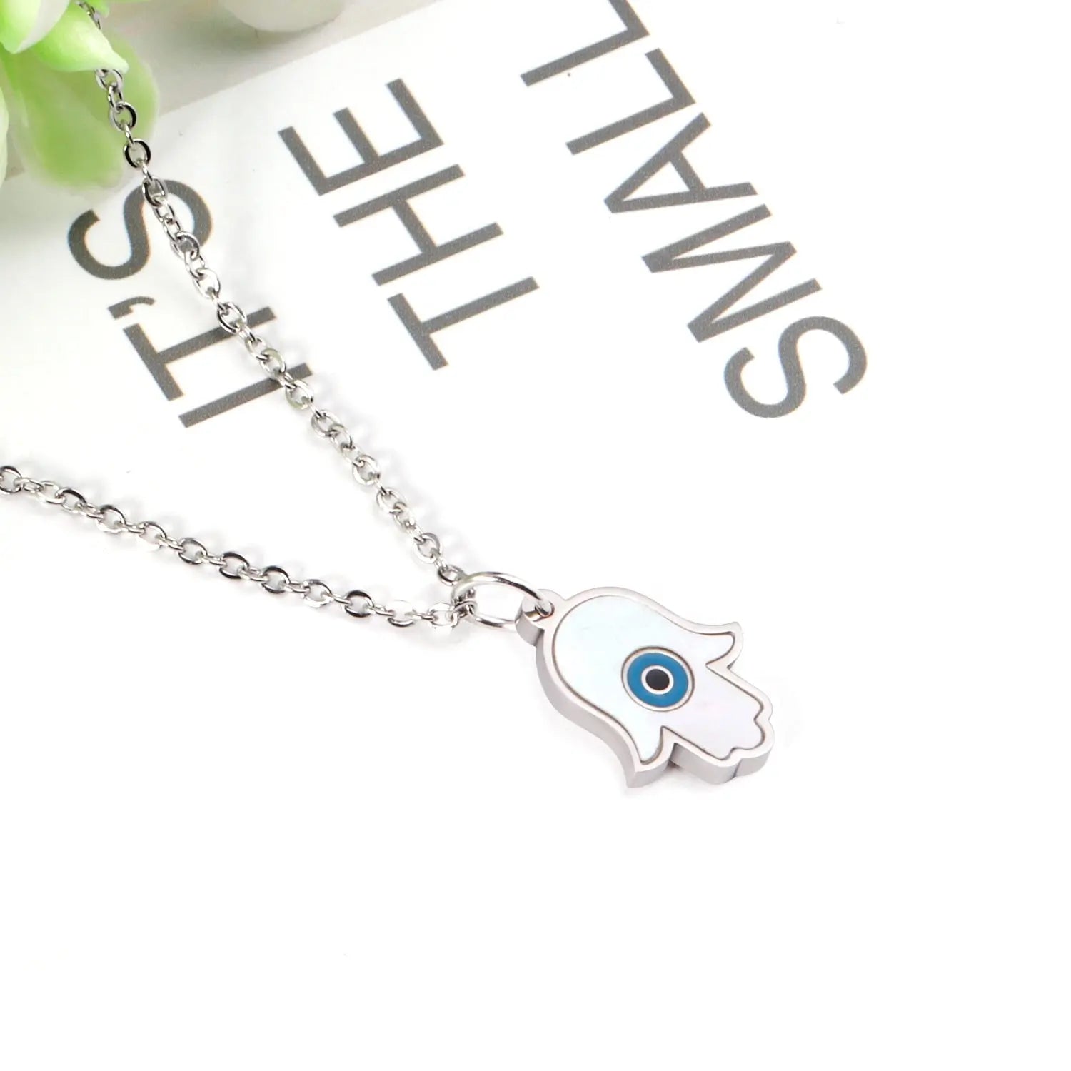 Blue Turkish Eyes Jewelry Evil Eyes Necklaces For Woman Stainless Steel Choker Fashion Aesthetic Eyes Strange Thing asonjewelry