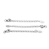 ASON 10 pcs/lot Extension étendue chaîne de queue en or en acier inoxydable fermoirs à homard connecteur bricolage fabrication de bijoux Bracelet colliers 