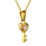 Vintage Flower Star Stainless Steel Gold Necklace Female's Sweater Retro Pendant Necklace Accessory Gifts
