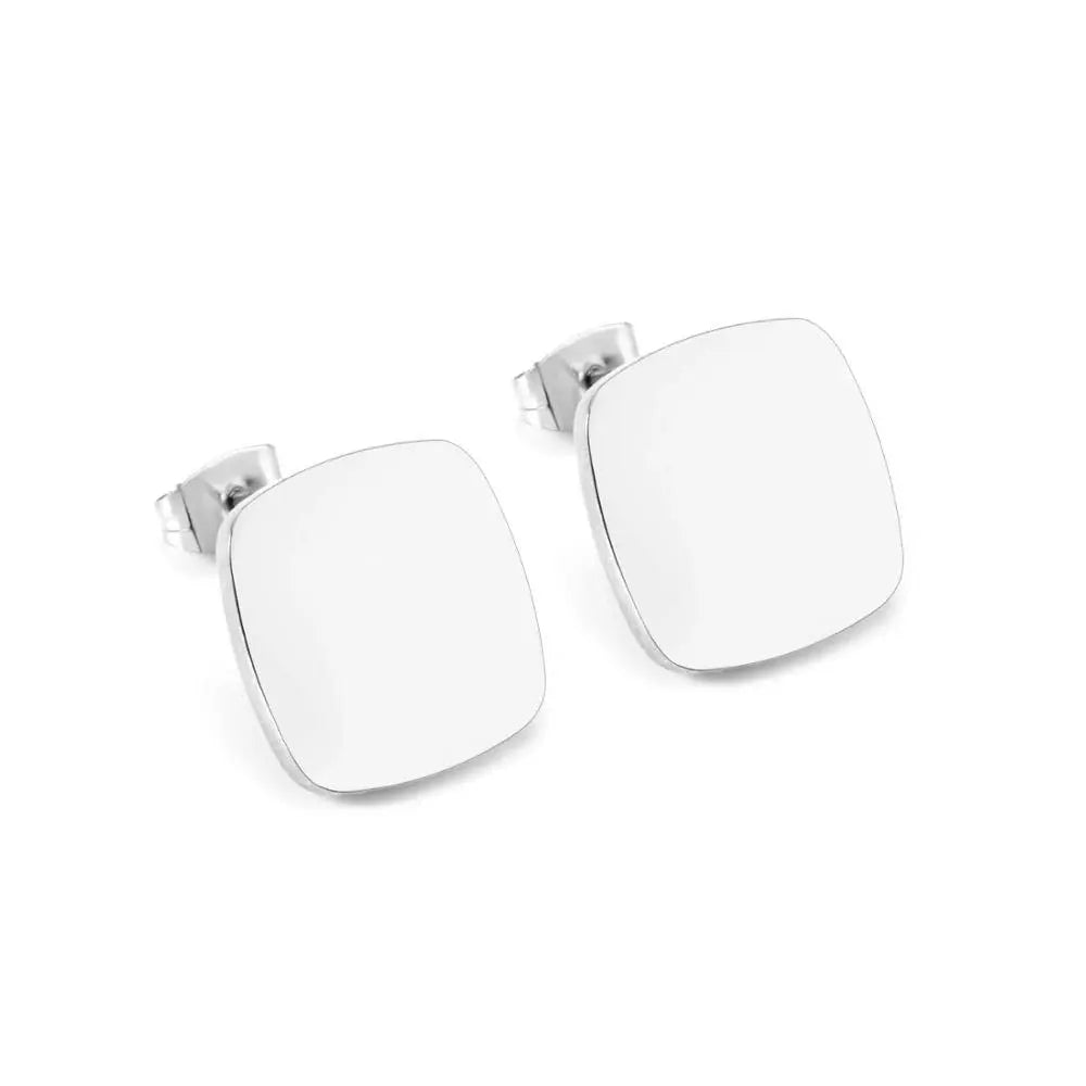 Pendientes heart round small stud earrings 316L stainless steel brincos stud earrings for women girls oorbellen asonjewelry