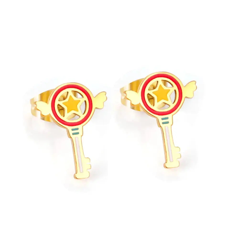 Vegetables Fruit Stud Christmas Earrings Set For Children Cute Stainless Steel Girls Earing Trendy Jewelry 2021 New asonjewelry