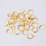 100pcs/lot Open Circle Jump Rings Earring Pendant Connectors Stainless Steel Gold Color Connector For DIY Jewelry Making Finding