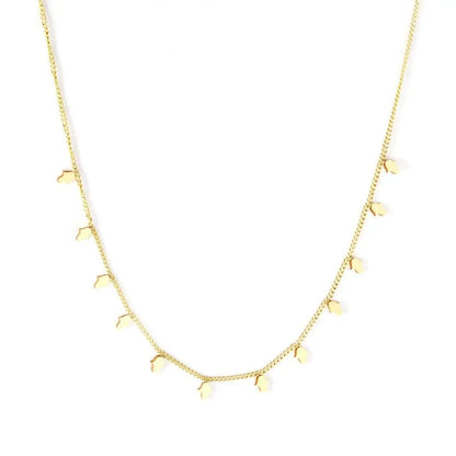 Bohemia Star Collier Elegant Stainless Steel Jewelry Flash Women's Chains Necklaces Office Lady Collars asonjewelry