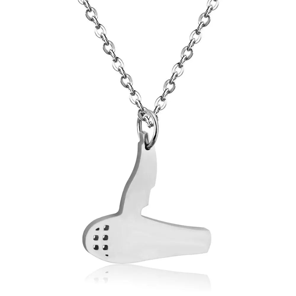 Stainless Steel Hip-hop Punk Collares Collier Pendant Gold/Silver Color Necklace For Men Woman Gothic Jewelry asonjewelry