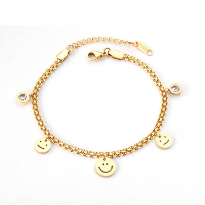 2022 Office Ladies Decor Heart Bracelets Charm Steel Gold Girls Chunky Chain Braclet For Women Valentines Gift Hand asonjewelry