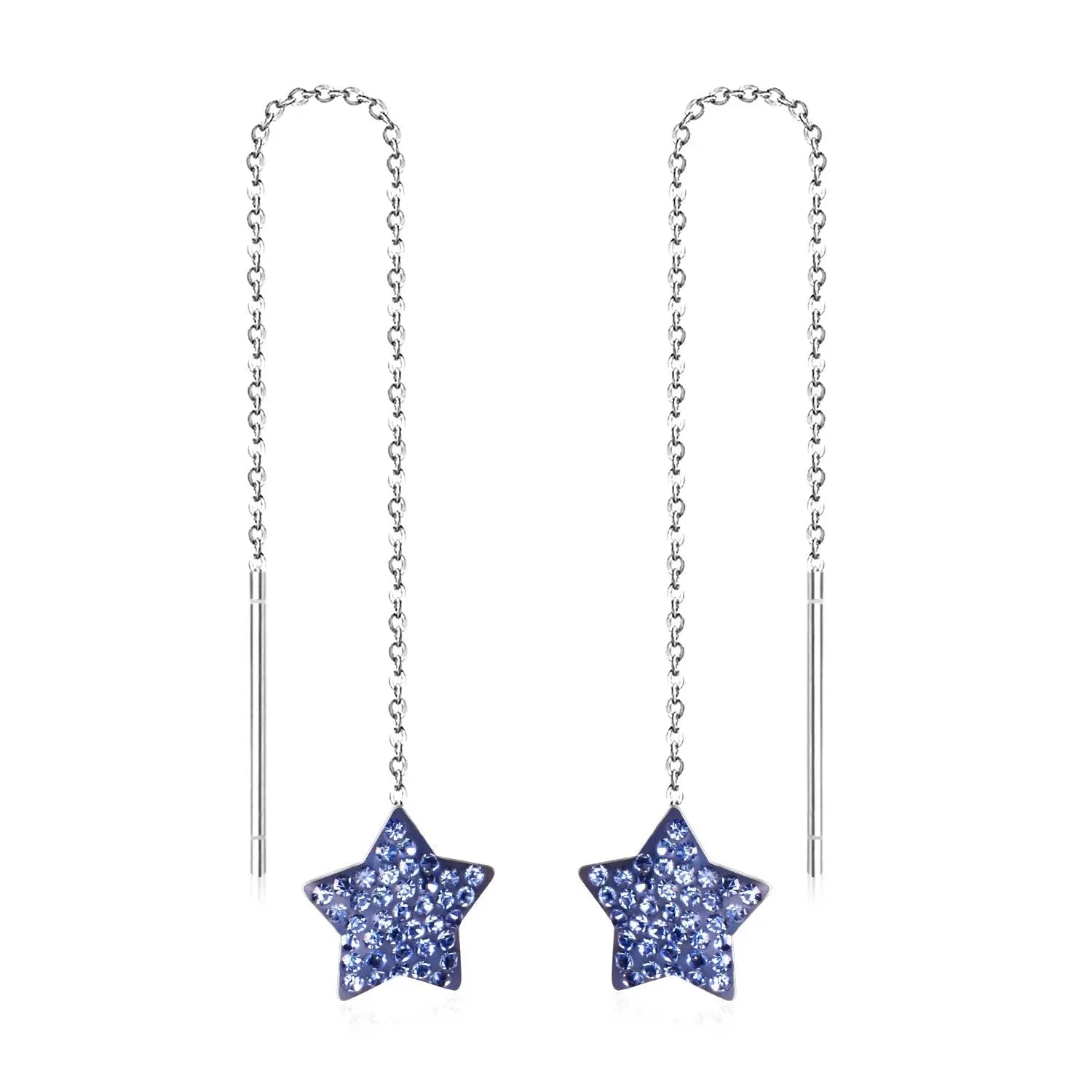 Brinco Stainless Steel Star Clay Tassel Earrings 2020 Fashion Jewelry For Women Long Dangle Earing Party pendientes asonjewelry