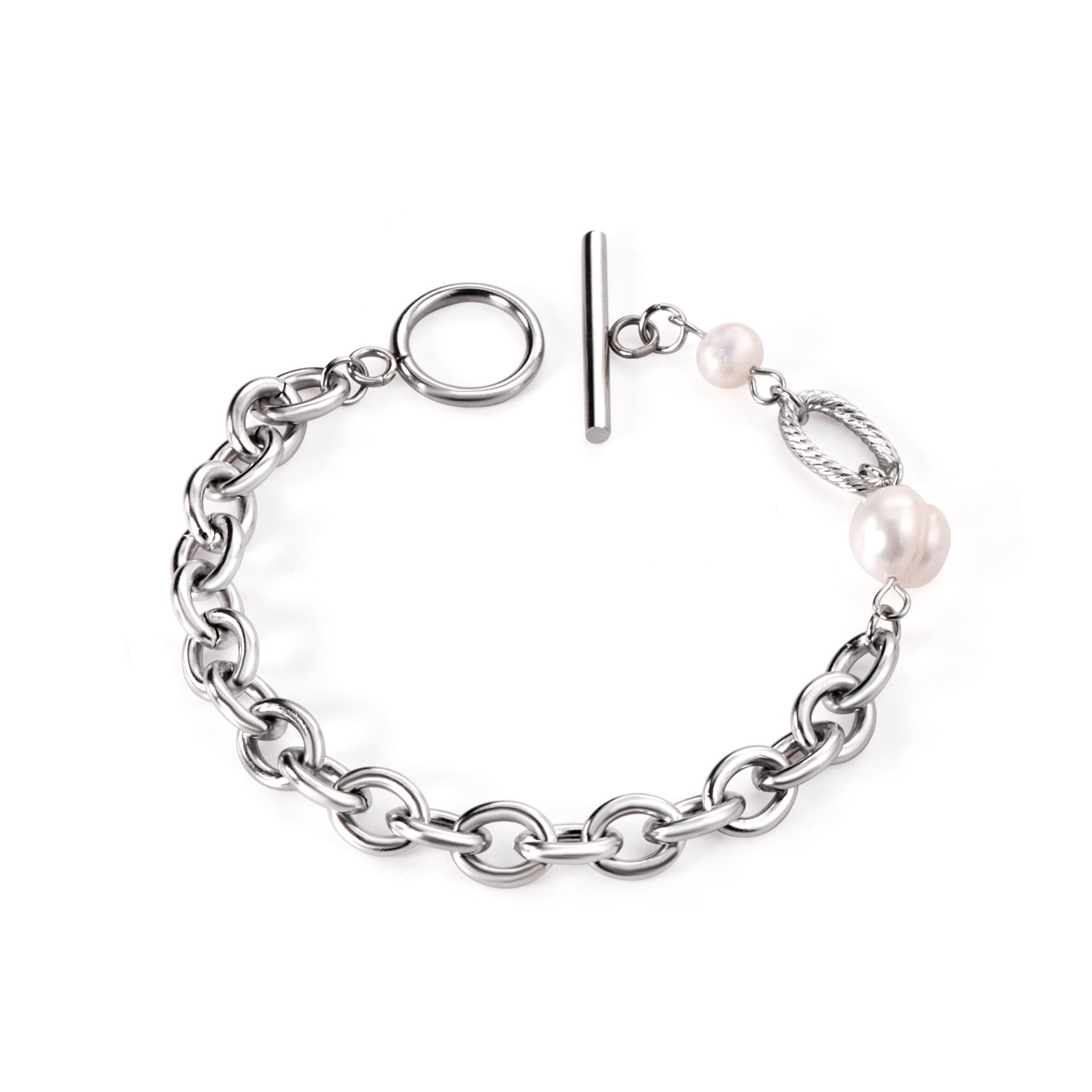 2022 Office Ladies Decor Heart Bracelets Charm Steel Gold Girls Chunky Chain Braclet For Women Valentines Gift Hand asonjewelry