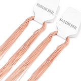 ASON 10pcs/Lot Snake Long Chains Necklace Women Accessories Stainless Steel 1mm 45cm/50cm/55cm/60cm For Jewelry Making Wholesale