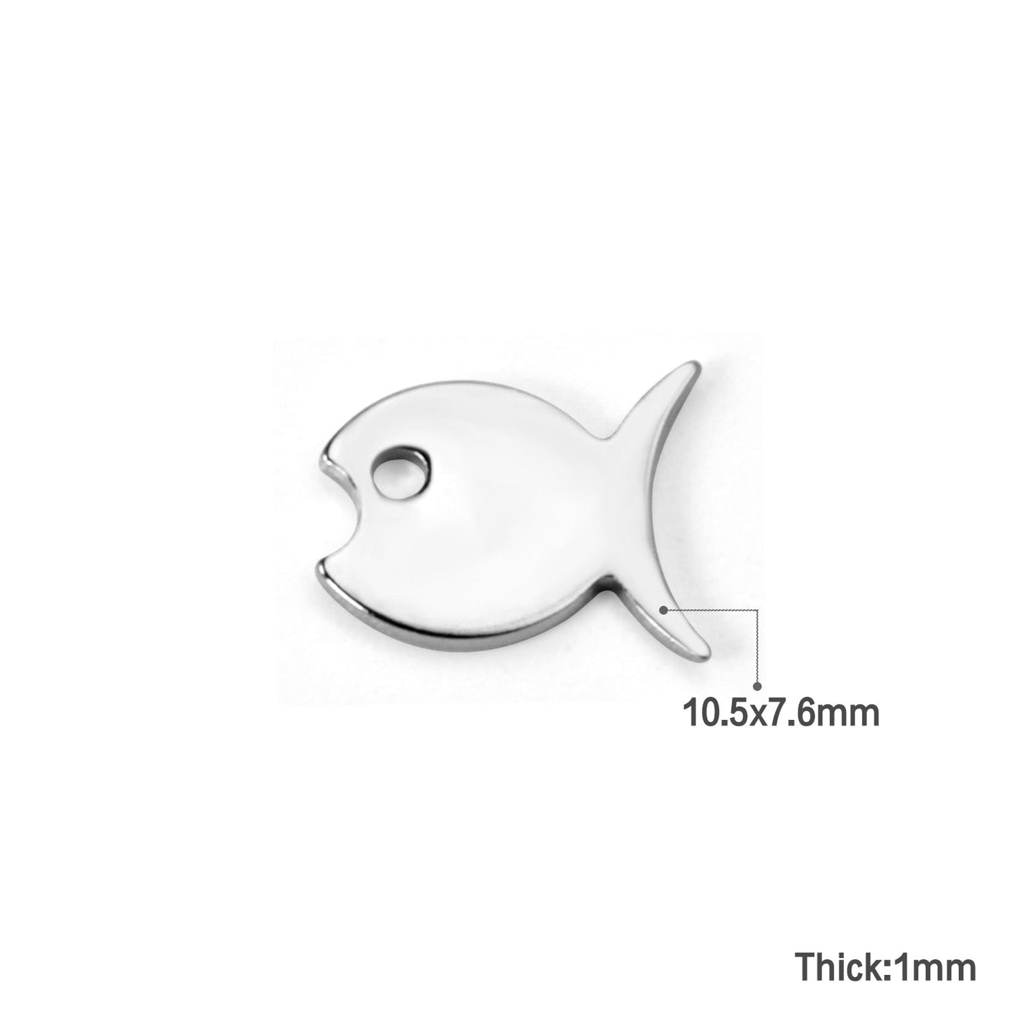 ASON 100Pcs/Lots Perforated Star Charm Moon Butterfly Heart  Flower Leaf Cross Pendant For DIY Necklace Bracelet Jewelry Making asonjewelry