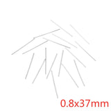 ASON 100pcs/lot Stainless Steel Bar Metal Rod Charm Accessories for DIY Jewelry Making Supplies