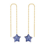 Brinco Stainless Steel Star Clay Tassel Earrings 2020 Fashion Jewelry For Women Long Dangle Earing Party pendientes