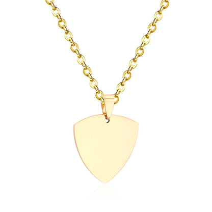 Gothic Fashion Gold Heart Pendant Necklace For Men Women Jewelry Stainless Steel Chain Necklaces Collares Collier asonjewelry