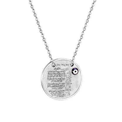 Brand New Religion Pendant Necklaces With Eyes Shape Stainless Steel Fashion Necklaces asonjewelry