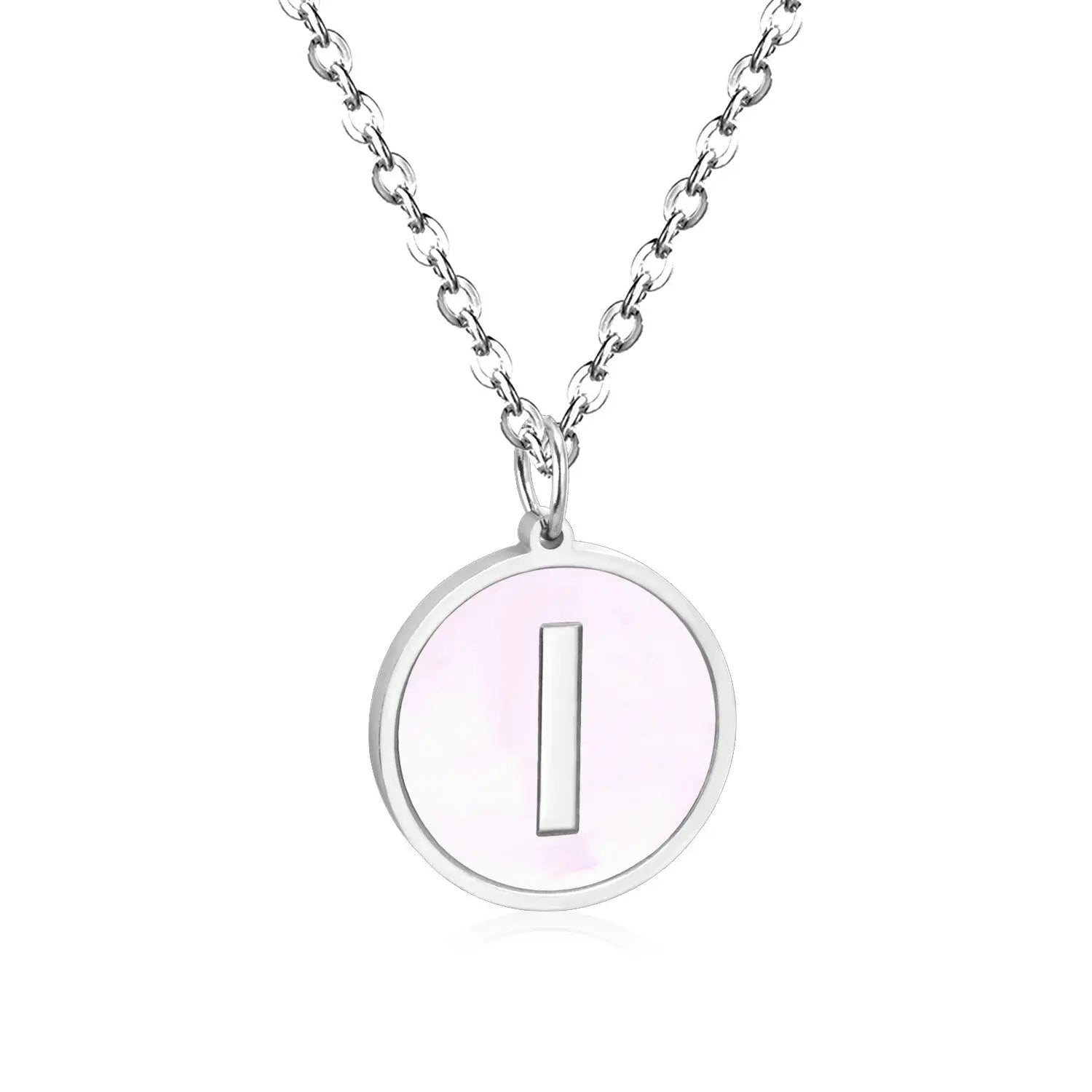 New and Hot 316L Stainless Steel Alphabet Pendant Necklace 26 Letters A-Z Choker Necklaces Jewelry asonjewelry