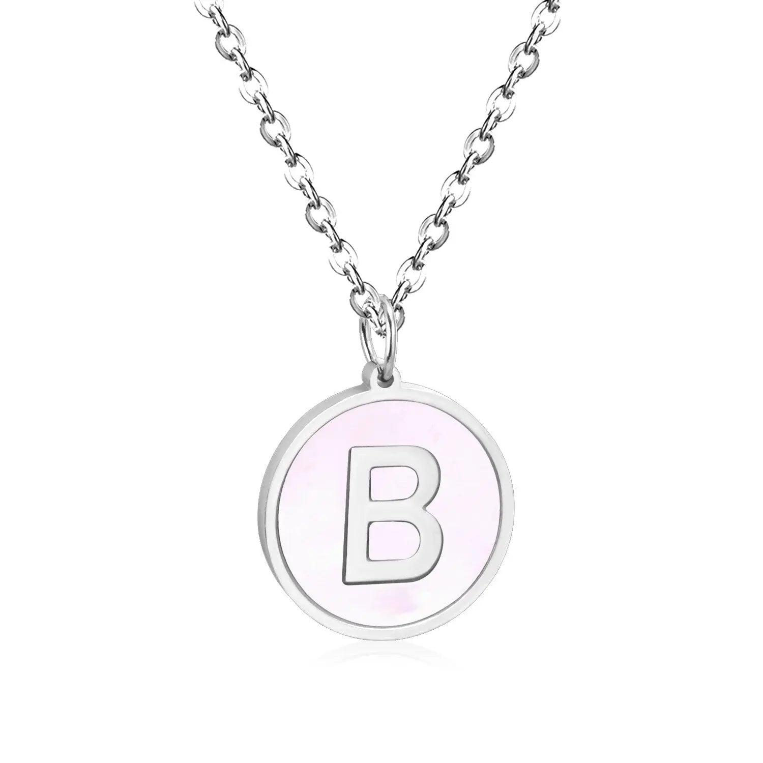 New and Hot 316L Stainless Steel Alphabet Pendant Necklace 26 Letters A-Z Choker Necklaces Jewelry asonjewelry