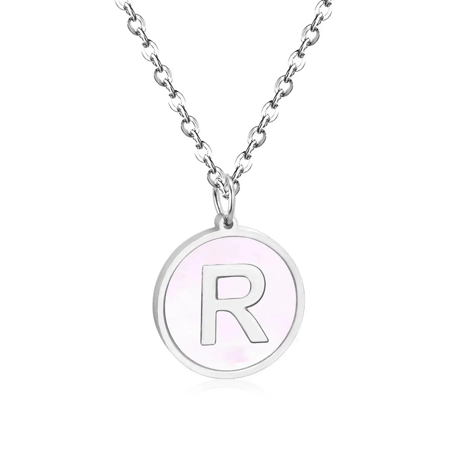 New and Hot 316L Stainless Steel Alphabet Pendant Necklace 26 Letters A-Z Choker Necklaces Jewelry asonjewelry