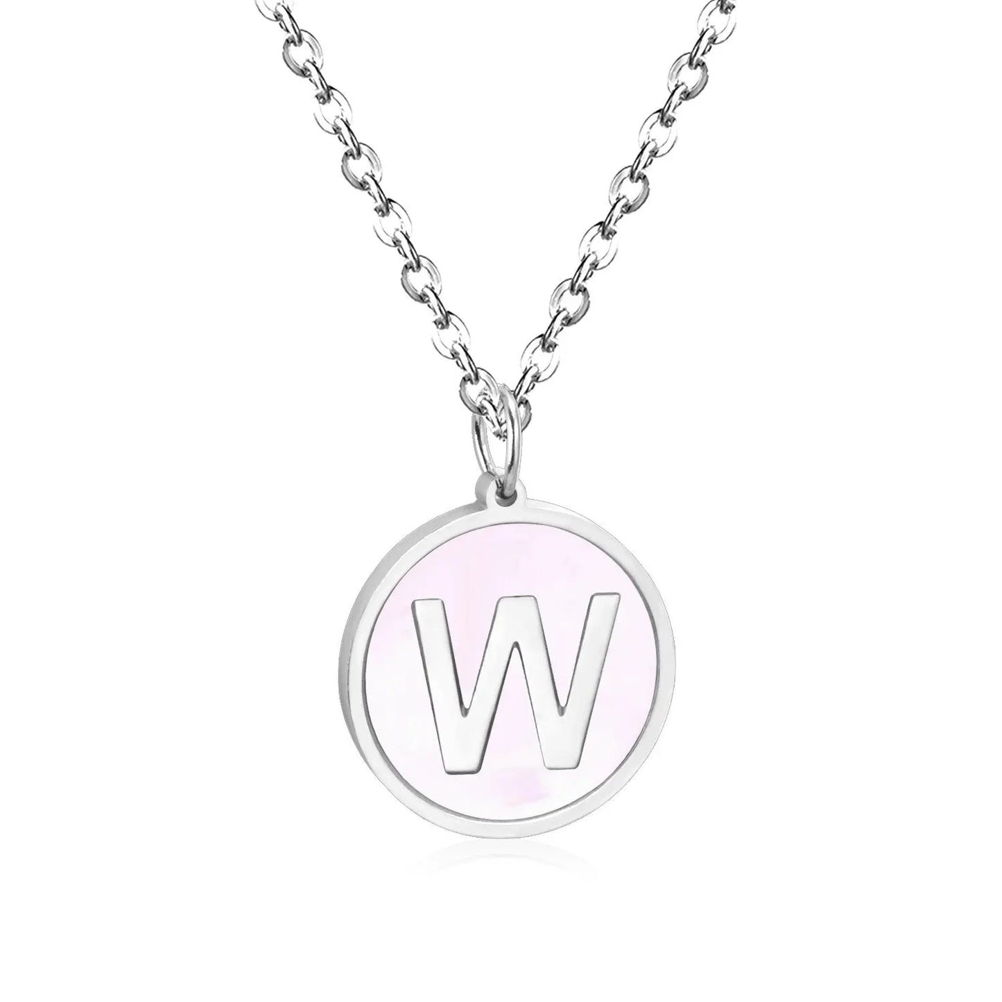 New and Hot 316L Stainless Steel Alphabet Pendant Necklace 26 Letters A-Z Choker Necklaces Jewelry asonjewelry