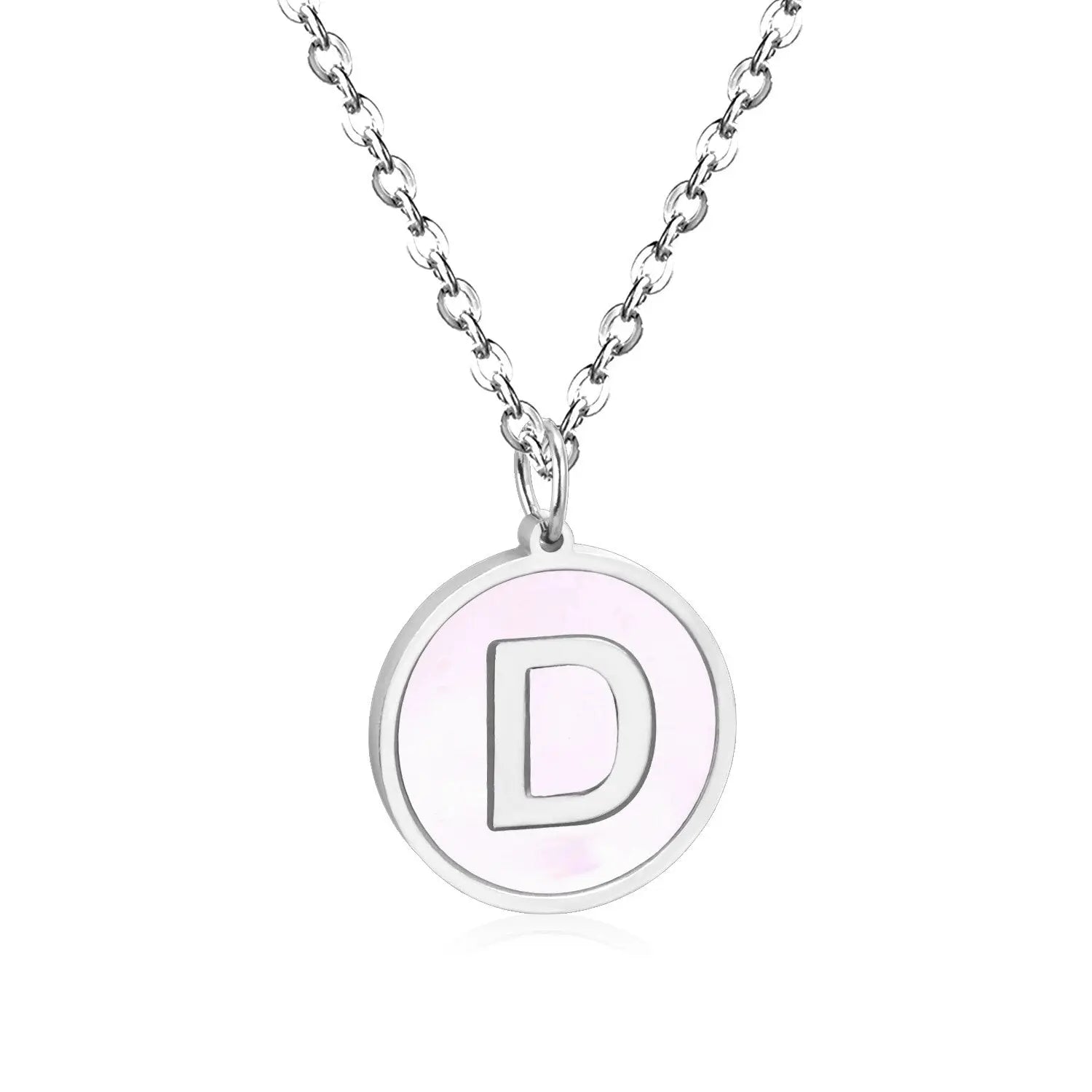 New and Hot 316L Stainless Steel Alphabet Pendant Necklace 26 Letters A-Z Choker Necklaces Jewelry asonjewelry