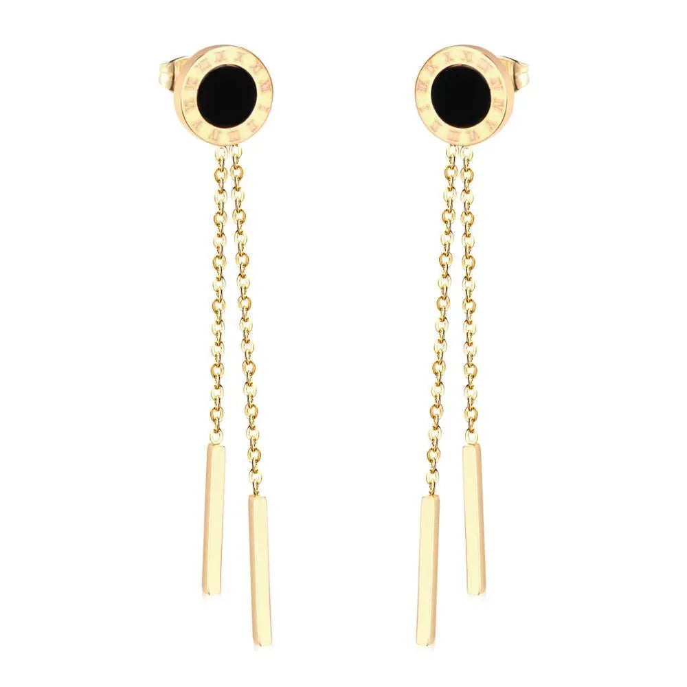 Tassel Stainless Steel Dangle Christmas Earrings For Women Fashion 2020 Earings Set Jewelry pendientes brincos bulk asonjewelry