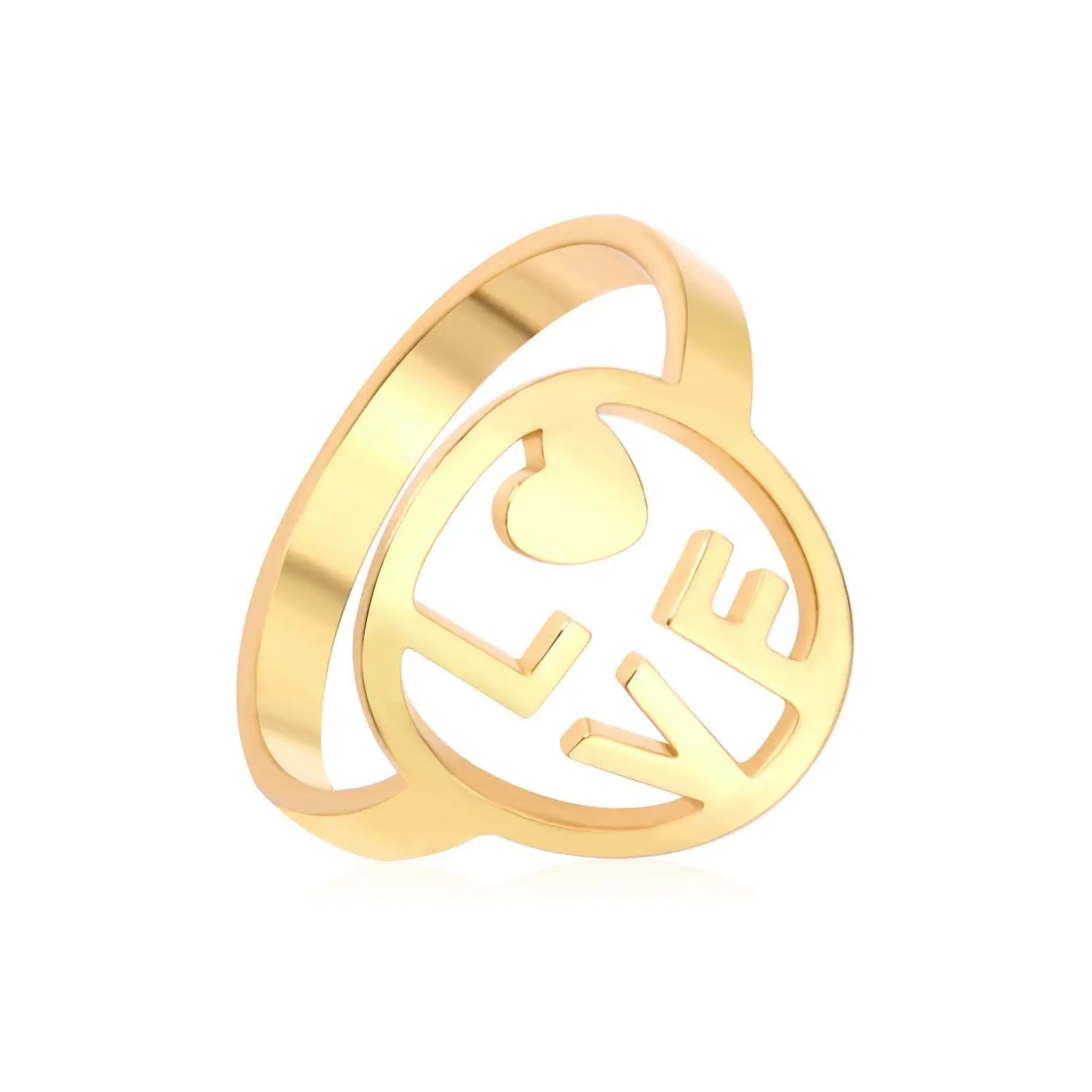 Elegant Gold Rings For Women Men Stainless Steel Engagement Wedding Jewelry For Women Girls Couple Ring Ringen Gift asonjewelry