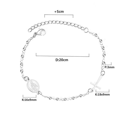 ASON Female Adjustable Extender Chains Bracelets Classic Style Black/Red/Pink/Blue Crystal Beaded Bracelets Women Curb Gift asonjewelry