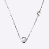 Mix Color Butterfly Football Stainless Steel Pendant Necklace For Women Free Chain With Crystal Necklace Jewellry
