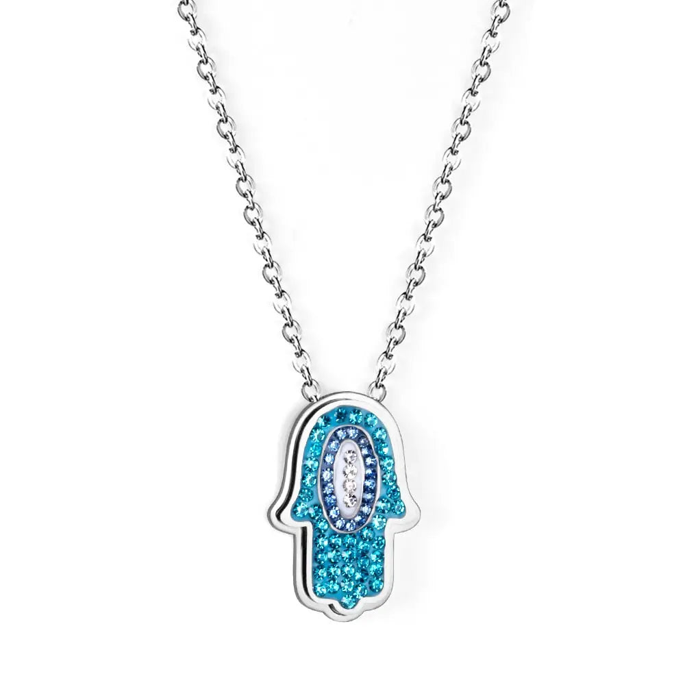 Blue Turkish Eyes Jewelry Evil Eyes Necklaces For Woman Stainless Steel Choker Fashion Aesthetic Eyes Strange Thing asonjewelry