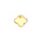 ASON 100pcs/lot Fashion Flower Pendant With Holes Stainless Steel For Necklace Bracelet DRY Handmade Jewelry Making Supplies